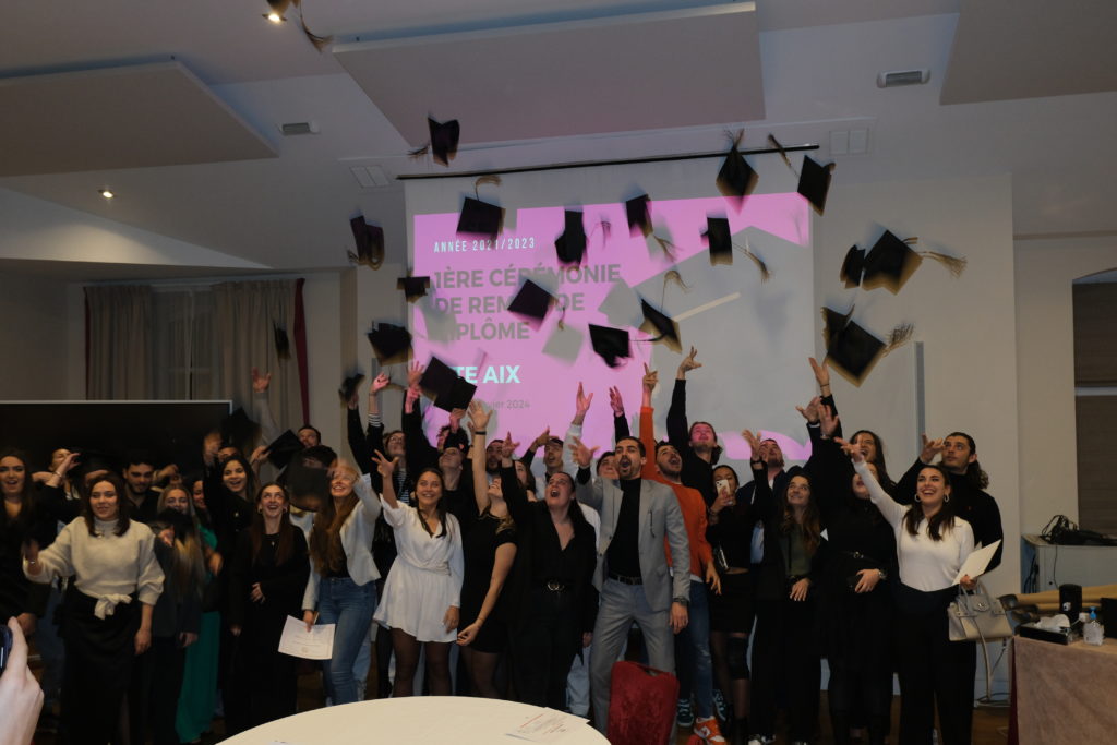 Cérémonie de remise des diplômes de l'IFTE AIX, promotion 2023 - 2024