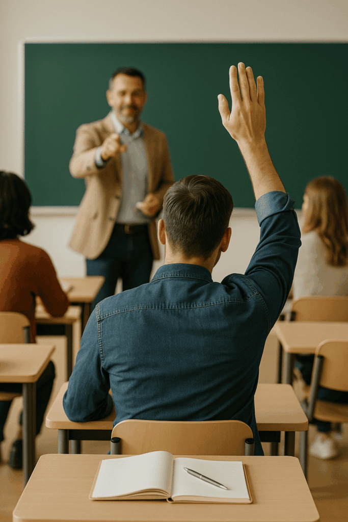 personne en formation en alternance suite à une reconversion professionnelle